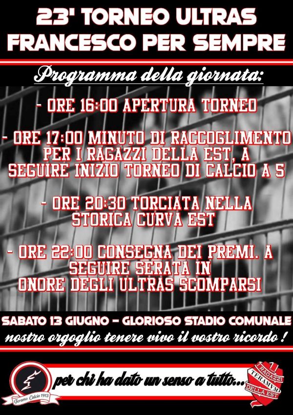 23 TORNEO FRANCESCO PER SEMPRE
